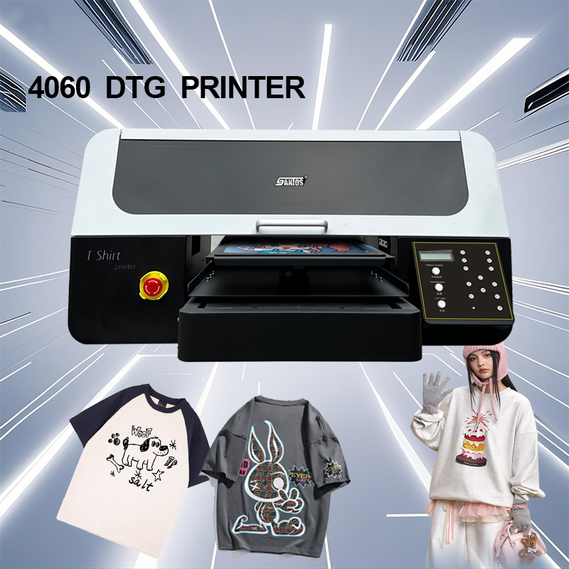 Commercial Printing Machine For Clothes - Цифровой принтер для футболок, модель 4060,