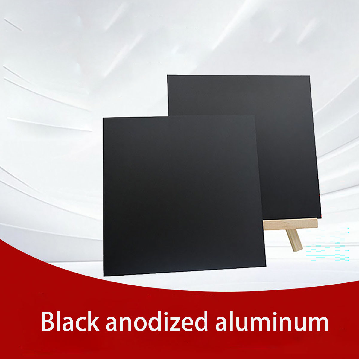 Commercial Uv Printing - Алюминиевая пластина 0,5 мм, черная, анодированная,