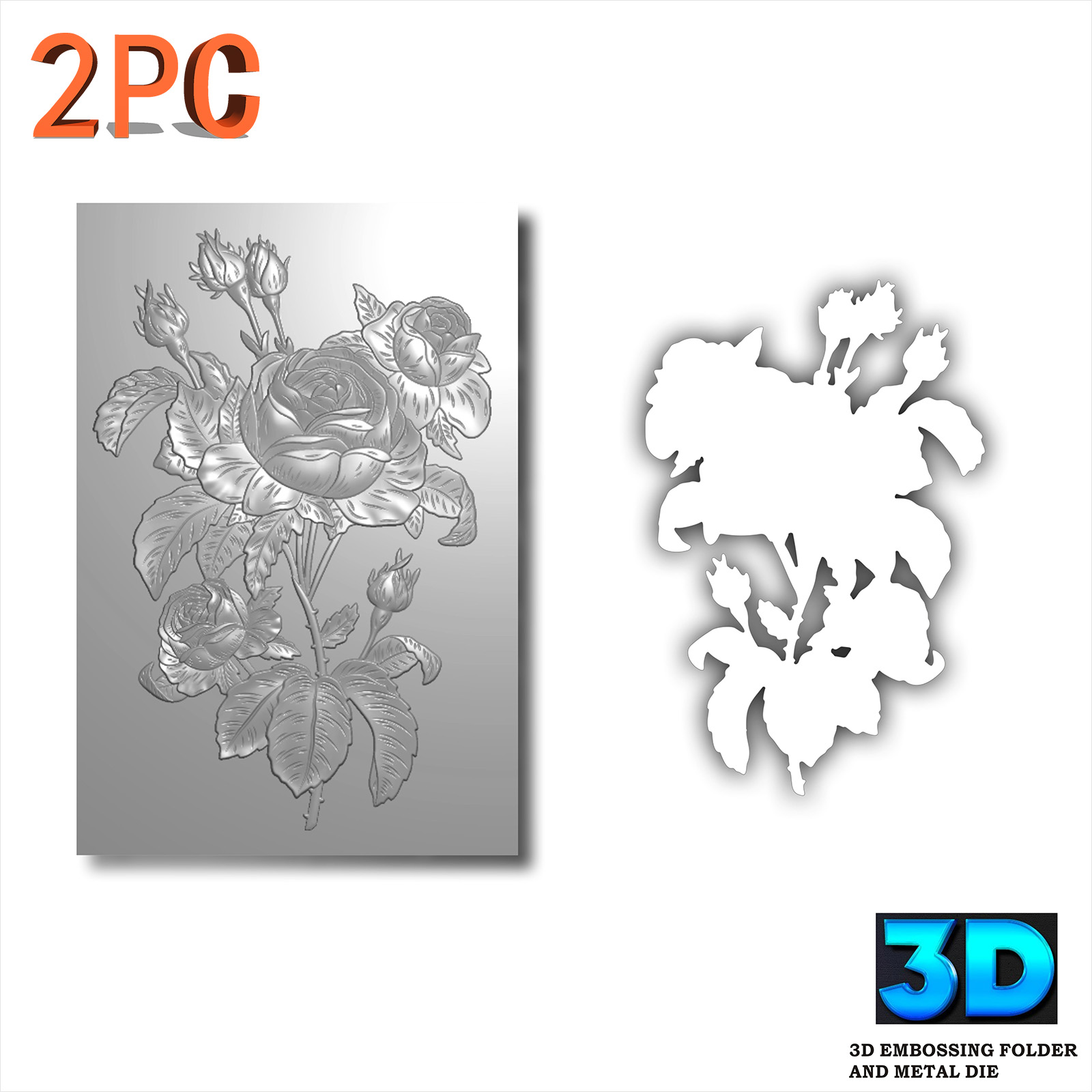 Commercial Printing Books - Набор из 2-х предметов: 3D-тиснильная папка